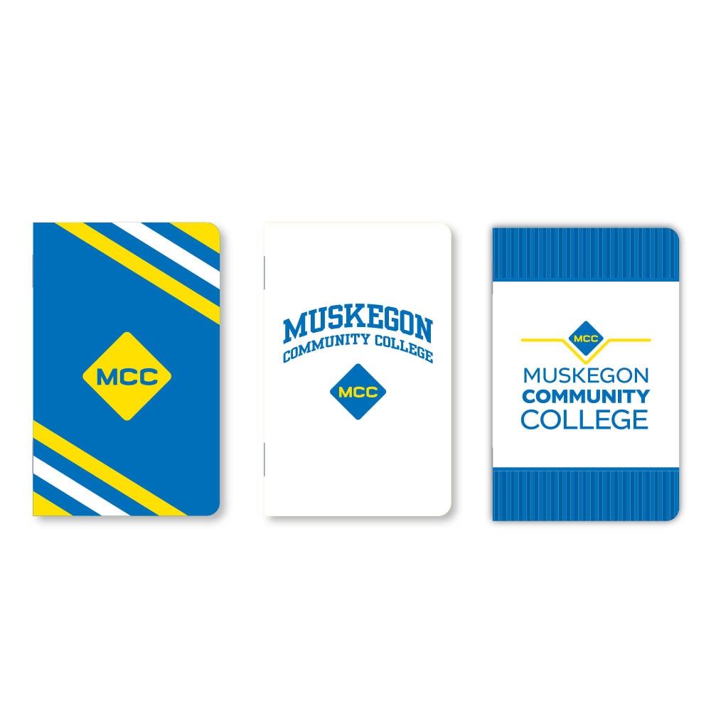 Set of 3 School Spirit Pocket Sized Mini Notebooks