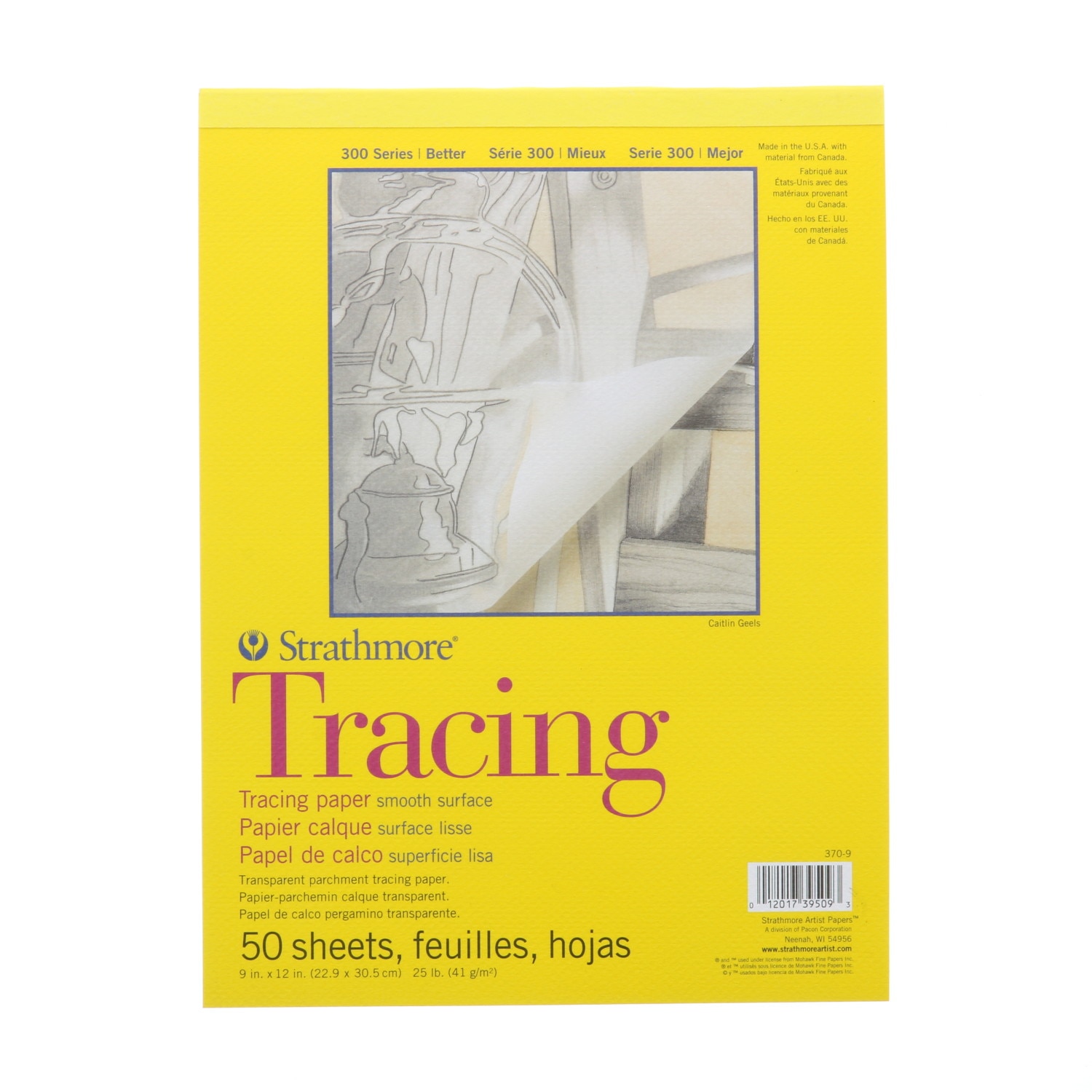 Strathmore 300 Series Tracing Paper - 9" x 12" 50 Sheets