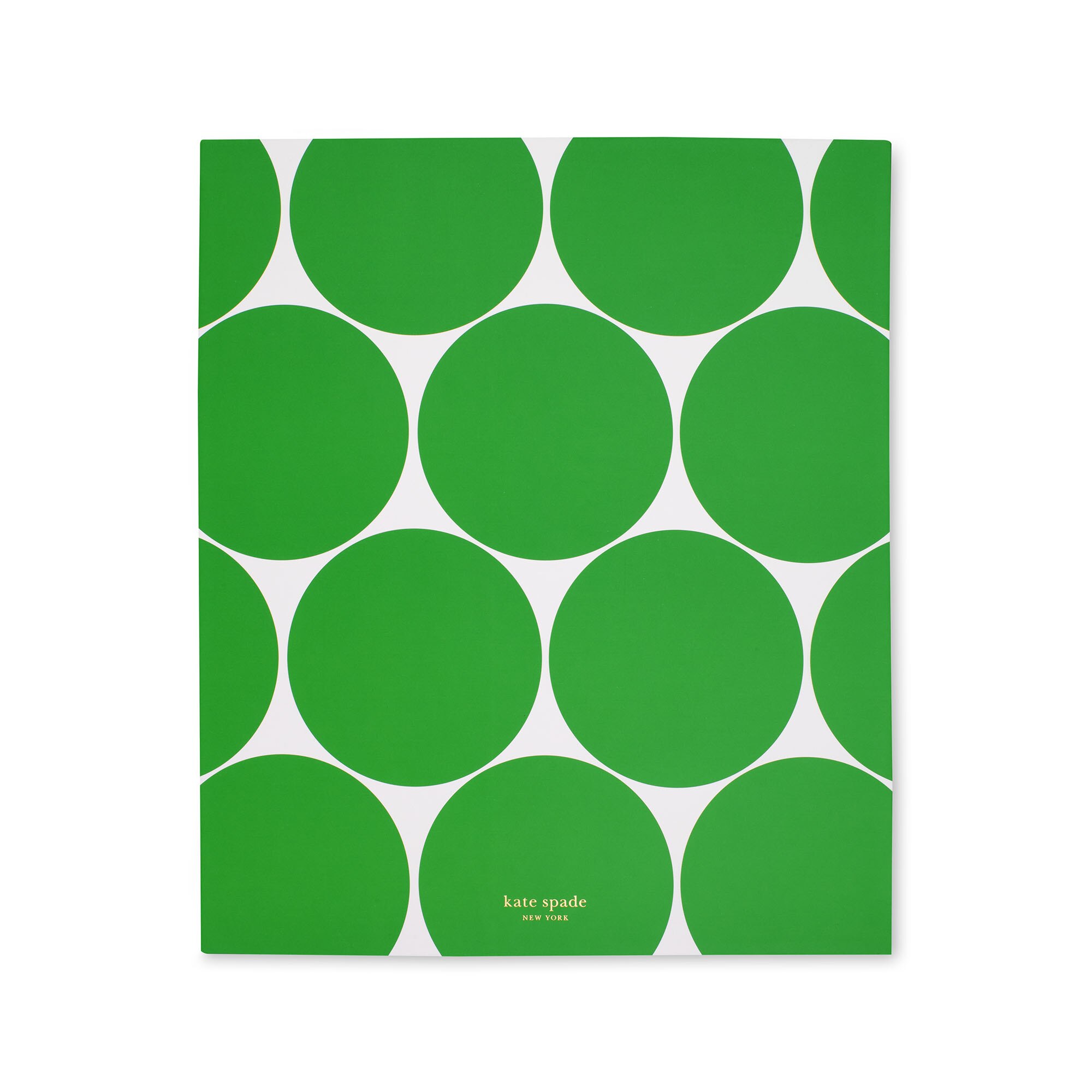 Kate Spade New York Three Ring Binder Joy Dot Green