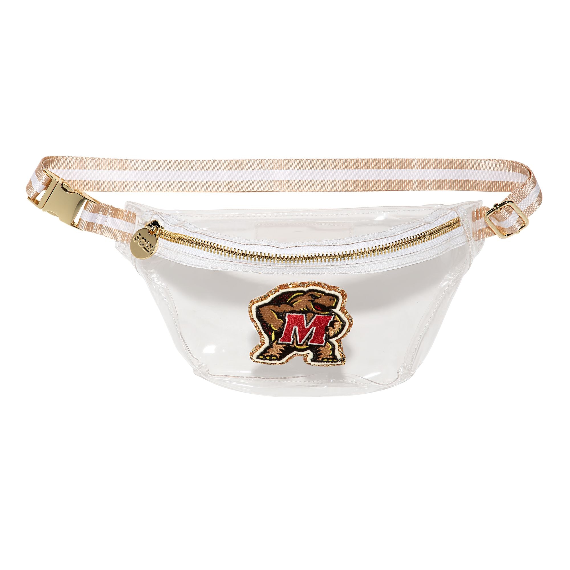 University of Maryland Clear Fanny Pack with Terrapins Patch