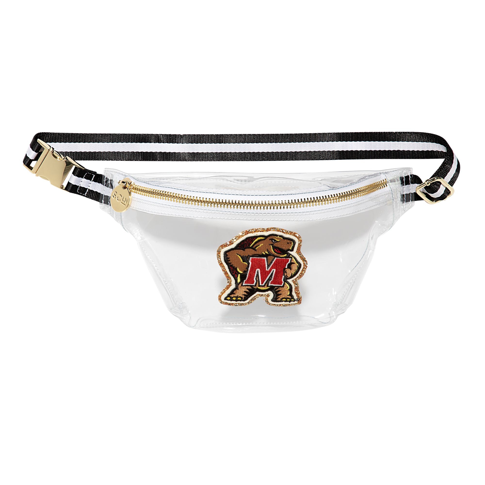 University of Maryland Clear Fanny Pack with Terrapins Patch