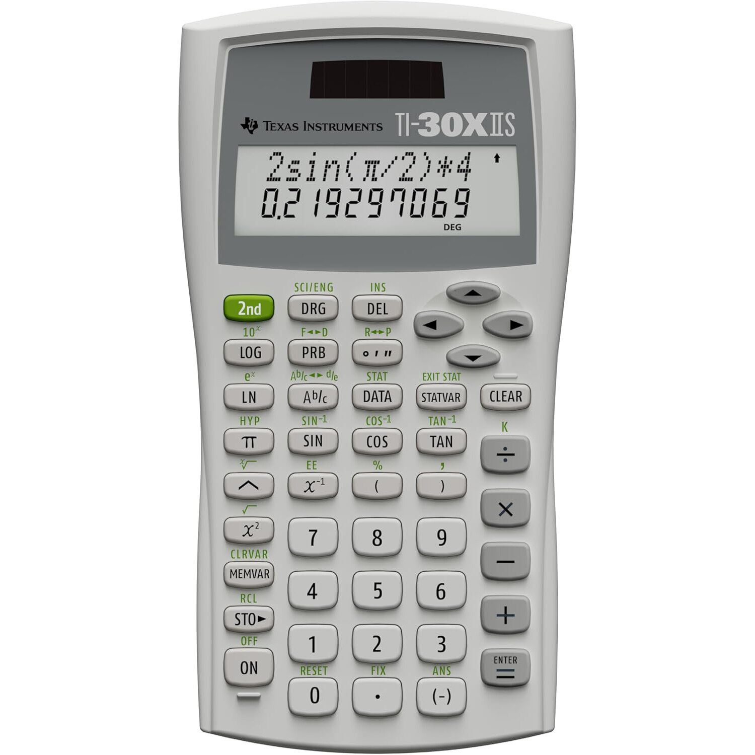 TI 30XIIS Scientific Calculator 1Pk BP White