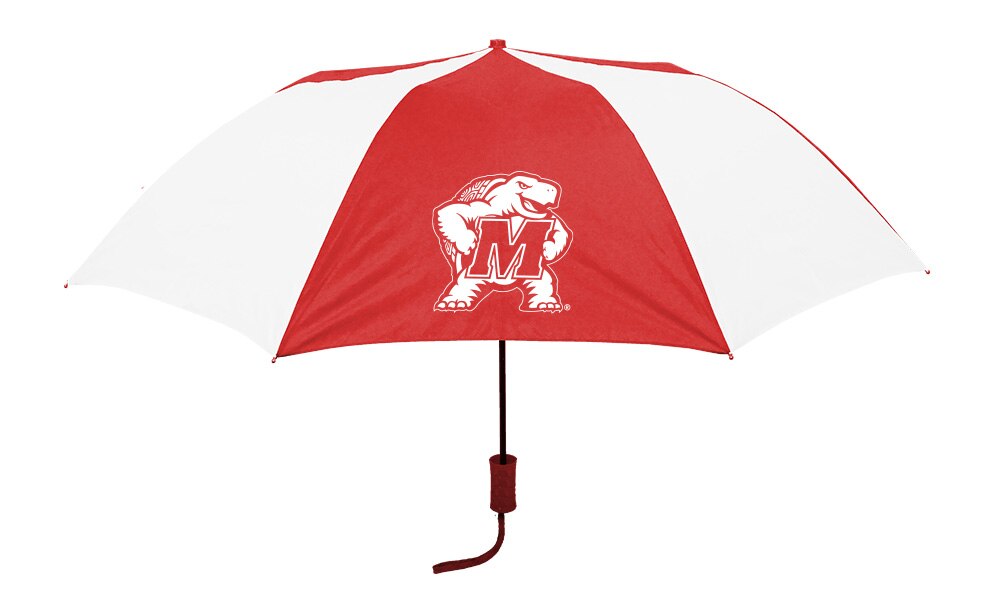 University of Maryland "The Sport" 2-Tone Emblematic Umbrella Automatic Folding 48" Coverage
