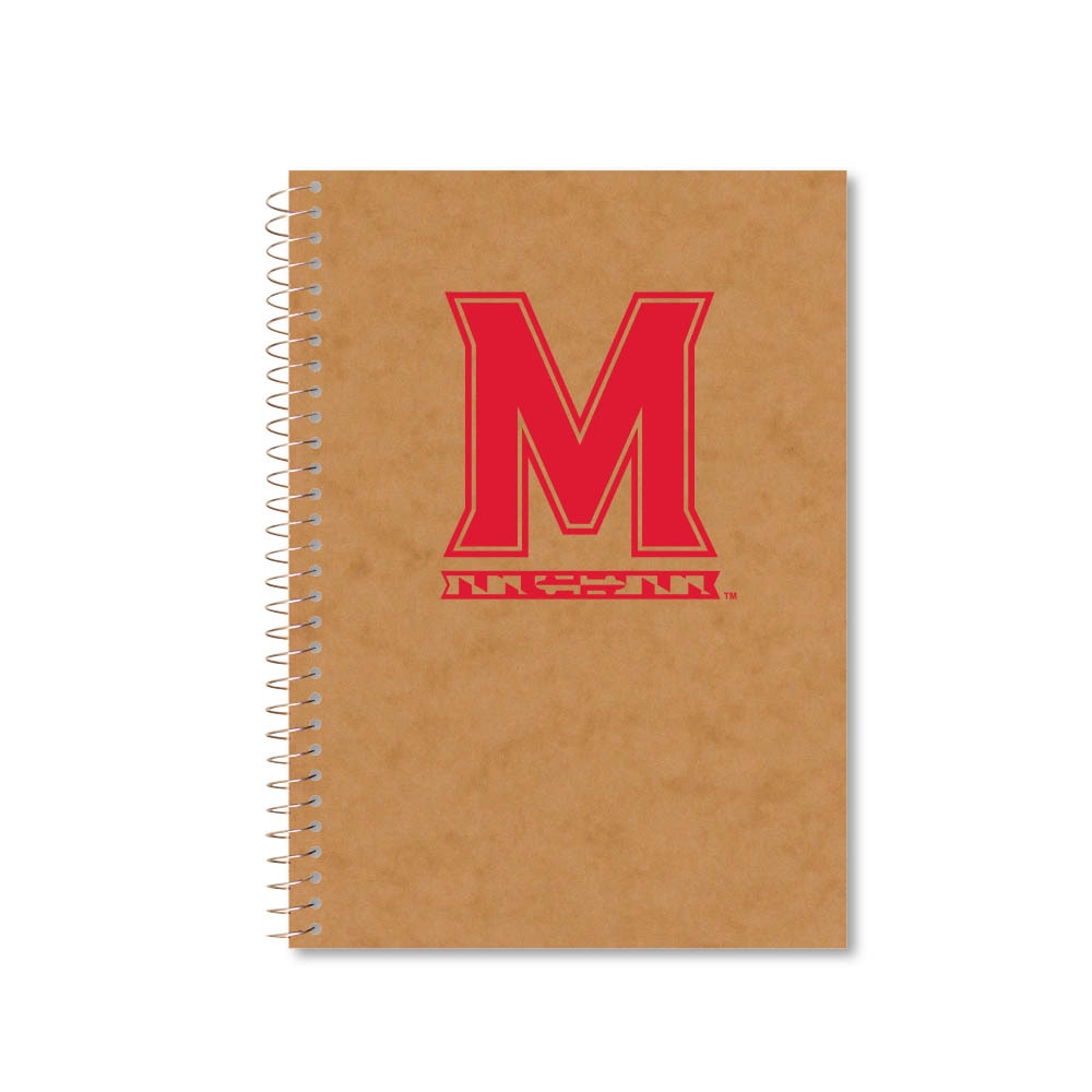 Roaring Premium 3 Subject 9.5 x 6.5 Notebook, College Ruled 20lb Paper, Pressboard Foil Cover