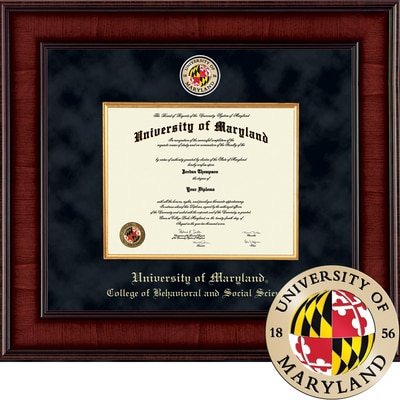 Church Hill Classics 13" x 17" Presidential Mahogany College of Behavioral and Social Sciences Diploma Frame