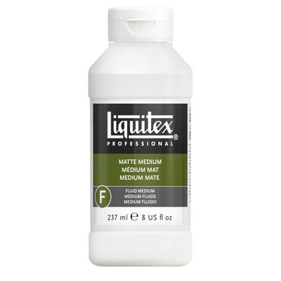 Liquitex Matte Fluid Medium, 8 oz.
