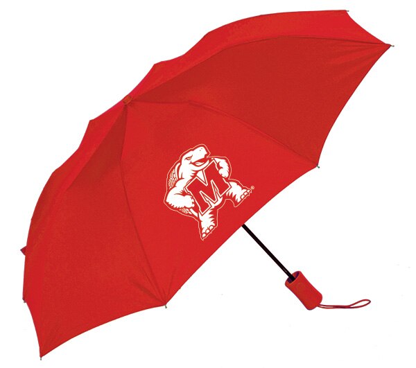 "The Victory" Solid Emblematic Umbrella Automatic Folding 42" Coverage