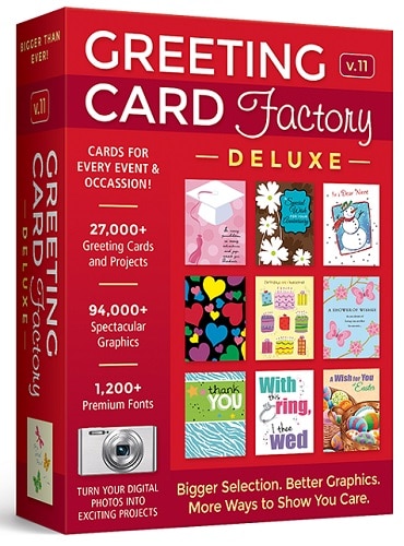 Avanquest Greeting Card Factory Deluxe 11 for Windows