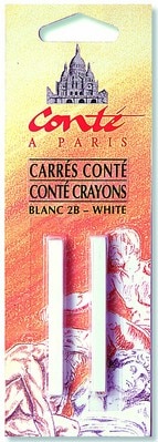 Conte Crayon Pack, Black, B, 2/Pkg