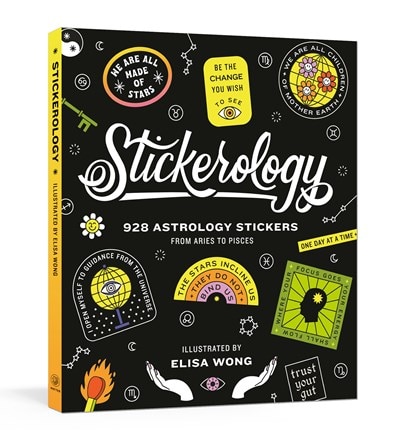 Stickerology: 928 Astrology Stickers from Aries to Pisces: Stickers for Journals  Water Bottles  Laptops  Planners  and More