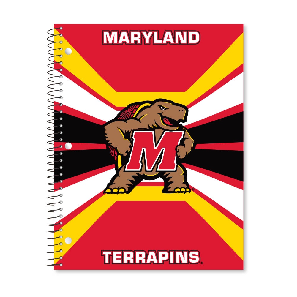 Digi Color Warp 1 Subject 11"x8.5" 70 Count College Ruled Spiral Notebook