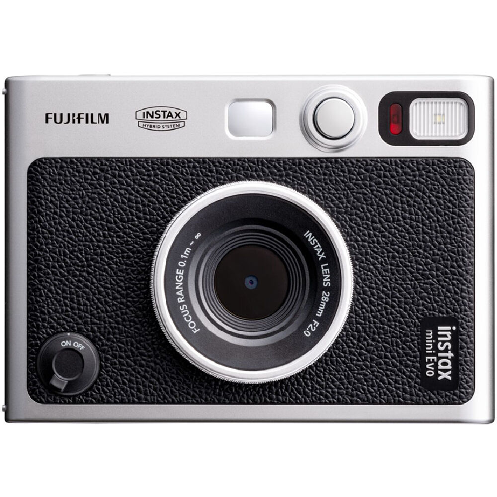 FUJIFILM INSTAX MINI EVO Hybrid Instant Camera Black