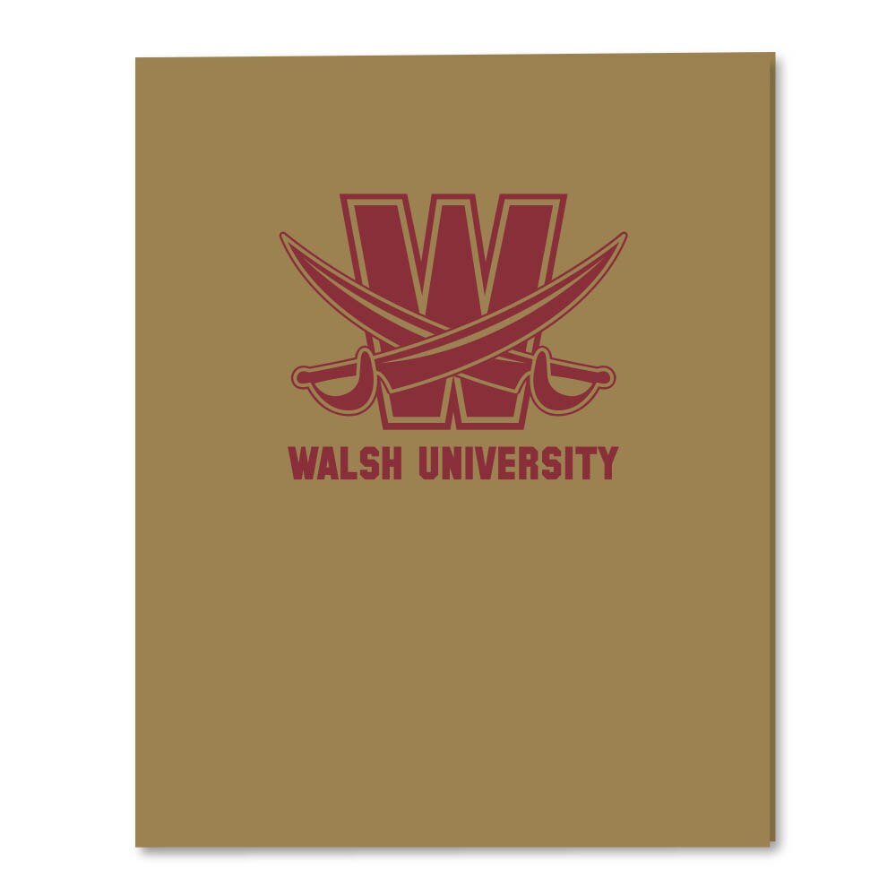Roaring Twin Pocket Laminated Foil Portfolio 11 x 8.43