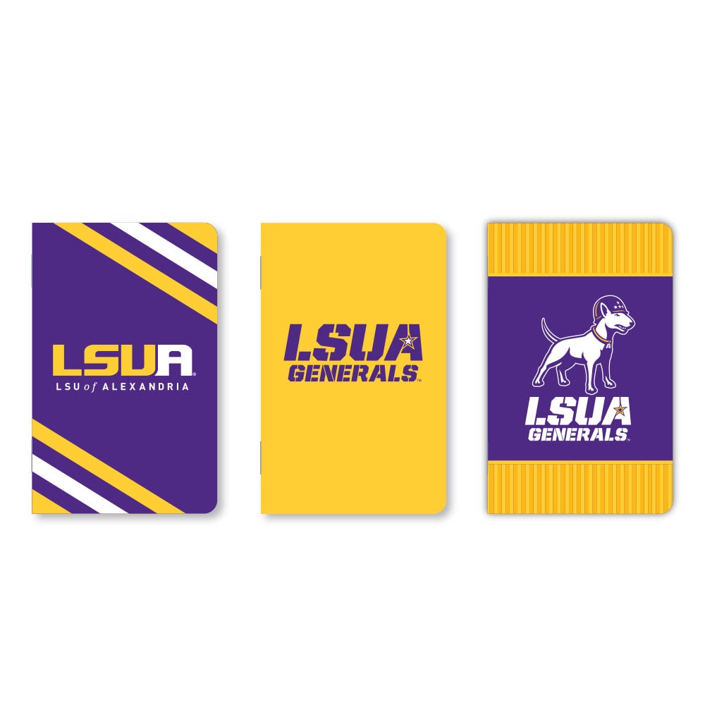 Set of 3 School Spirit Pocket Sized Mini Notebooks