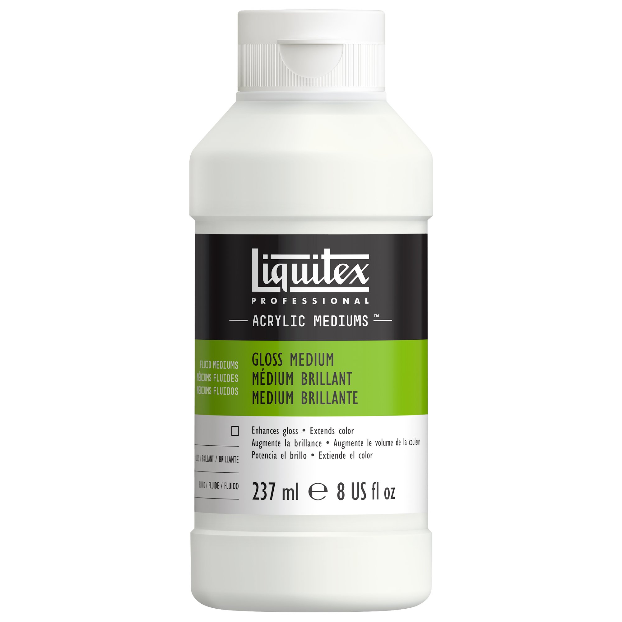 Liquitex Gloss Fluid Medium & Varnish, 8 oz.