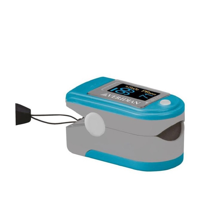 Pulse Oximeter with lanyard and storage case