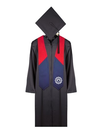 CUMBERLANDS OH GRAT GW RED/NAVY EMB MILLENIUM STOLE