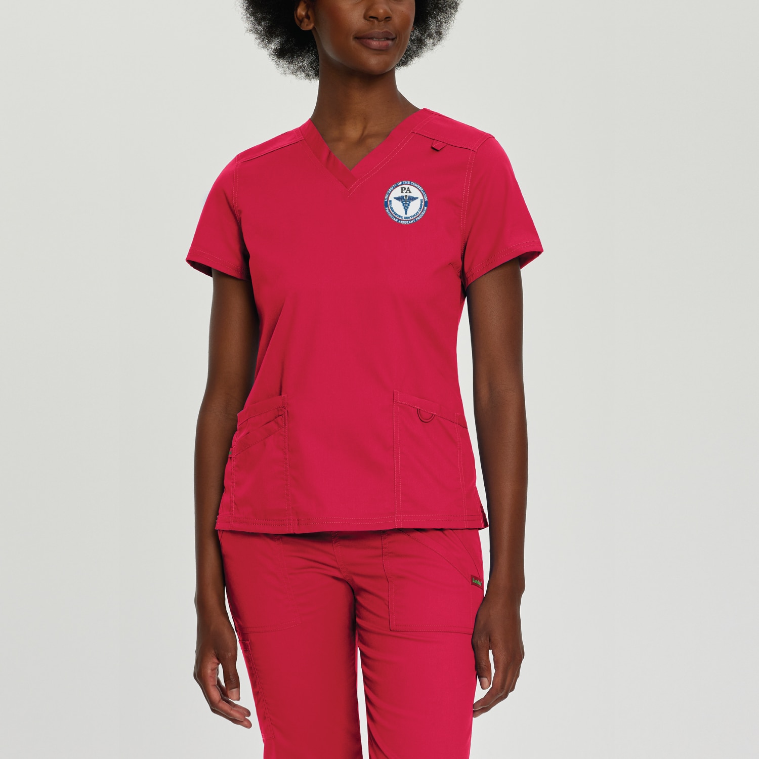 Women's  V-Neck Scrub Top