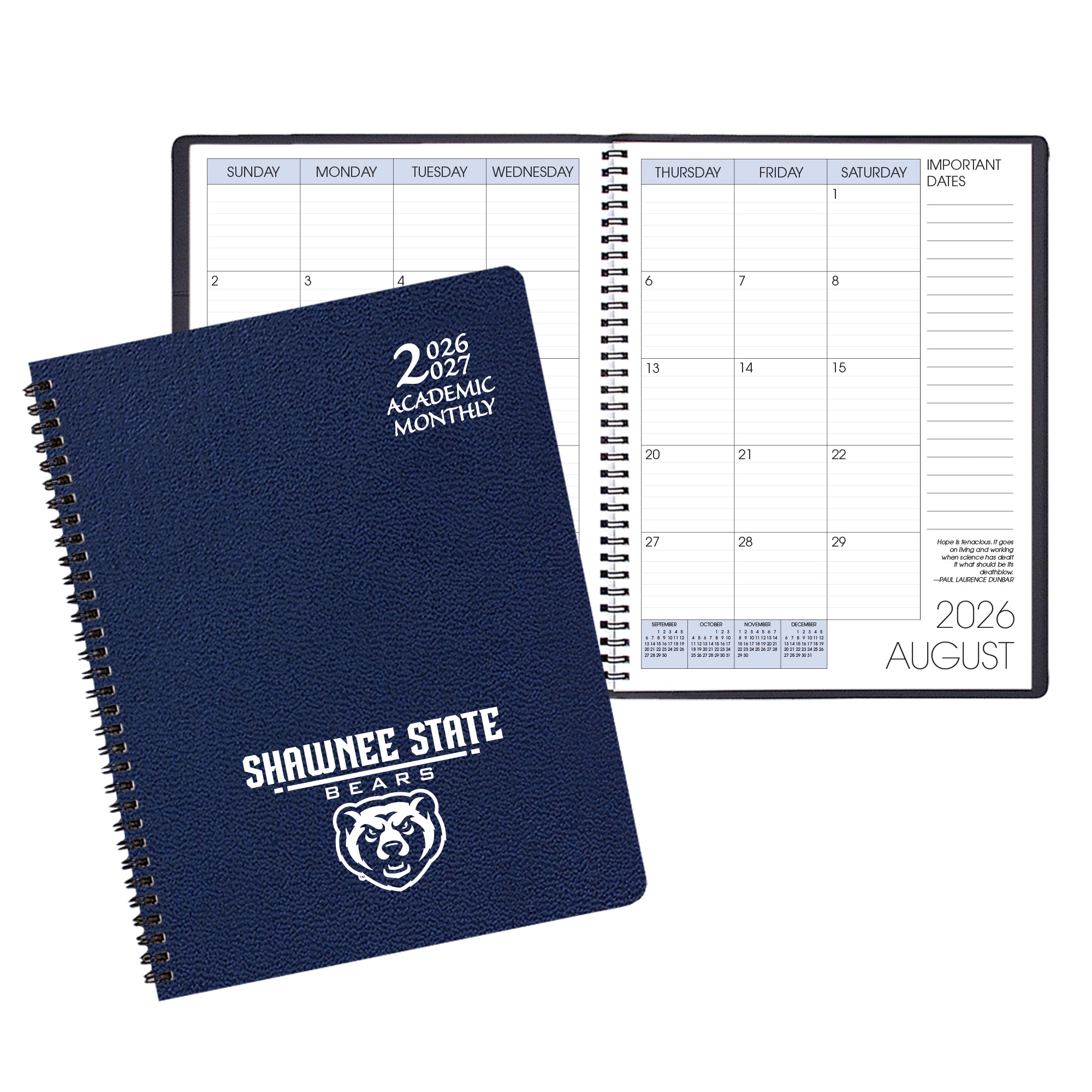 Payne '26-'27 Imprinted Academic Monthly Planner