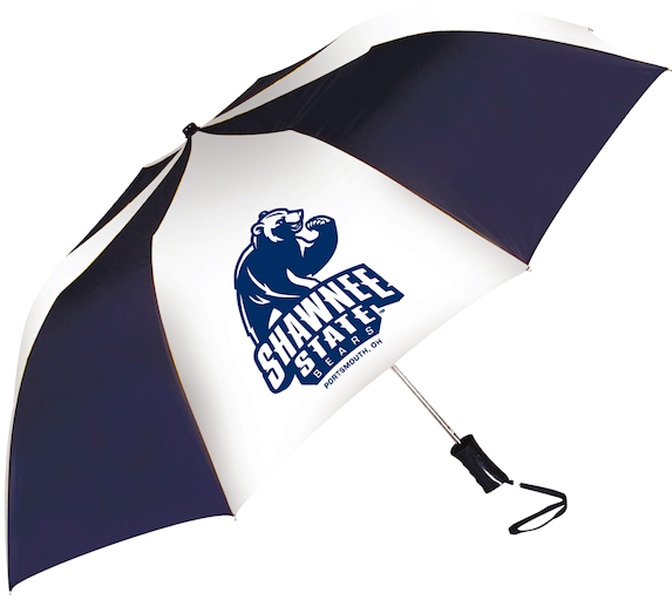 Shawnee State University "The Sport" 2-Tone Emblematic Umbrella Automatic Folding 48" Coverage