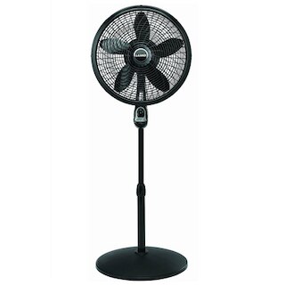 Image 1: Adjust Cyclone Pdstl Fan Blk