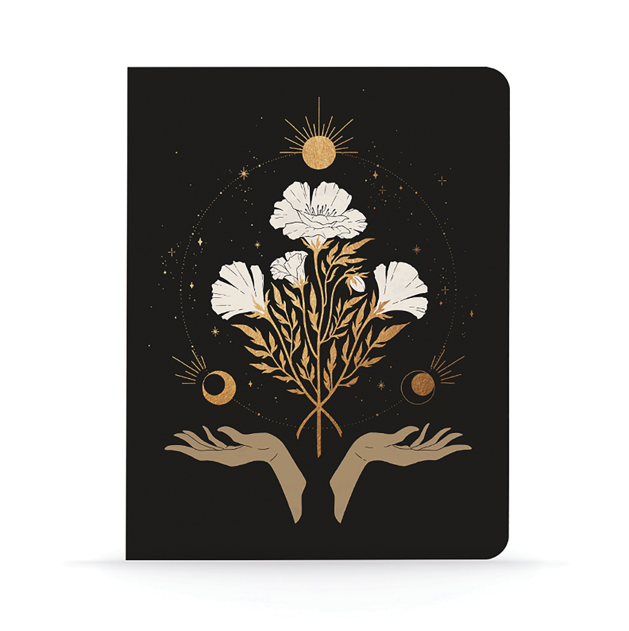 Celestial Flowers medium layflat notebook