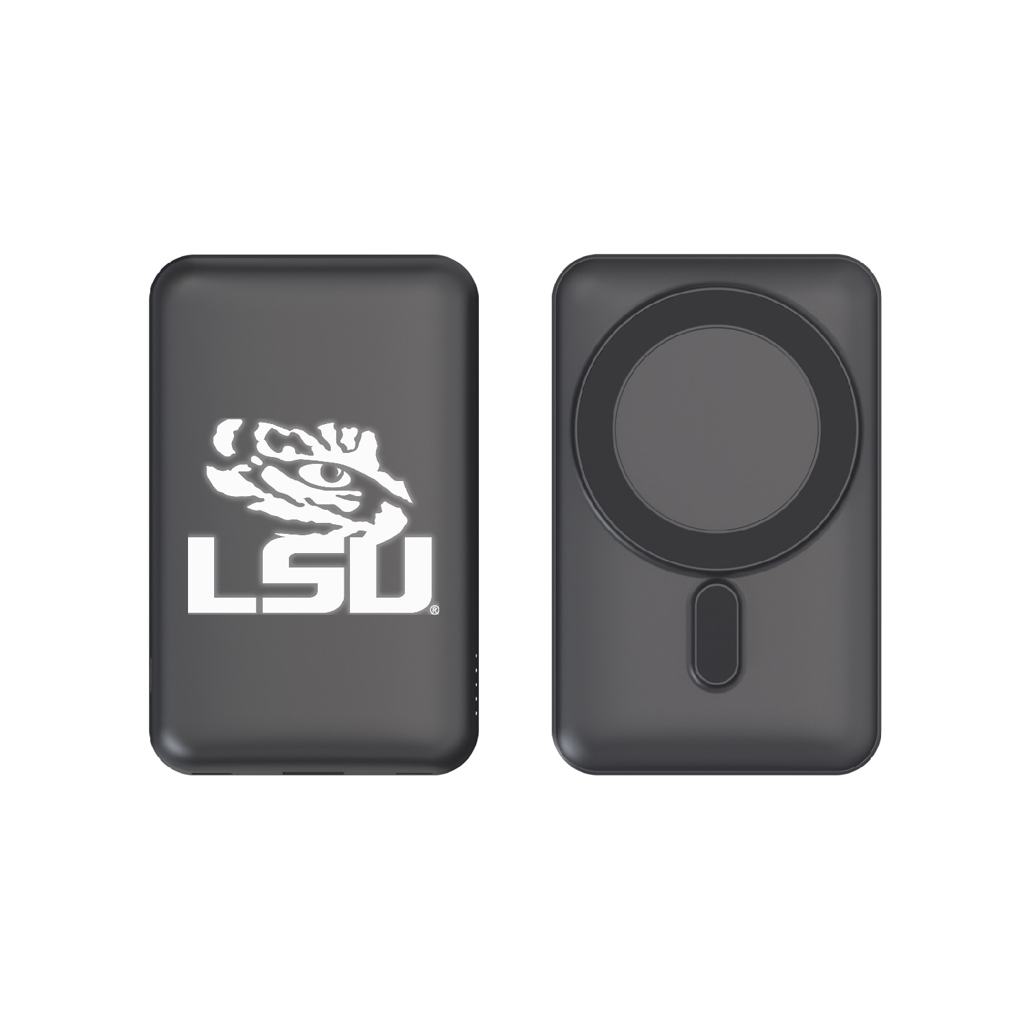 Louisiana State University Mag Safe Compatible Power Bank, Black, Alumni