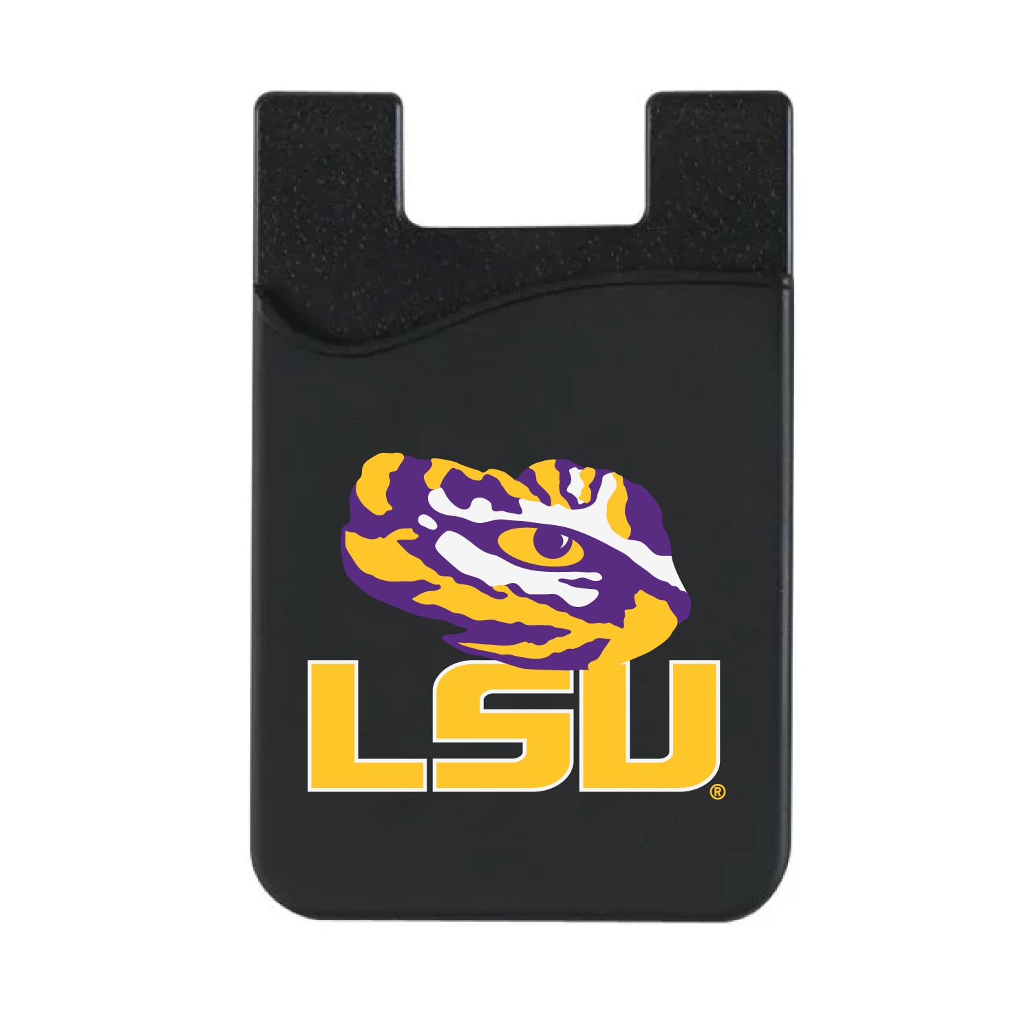 Louisiana State University Leather Wallet Sleeve (Top Load), Black, Classic