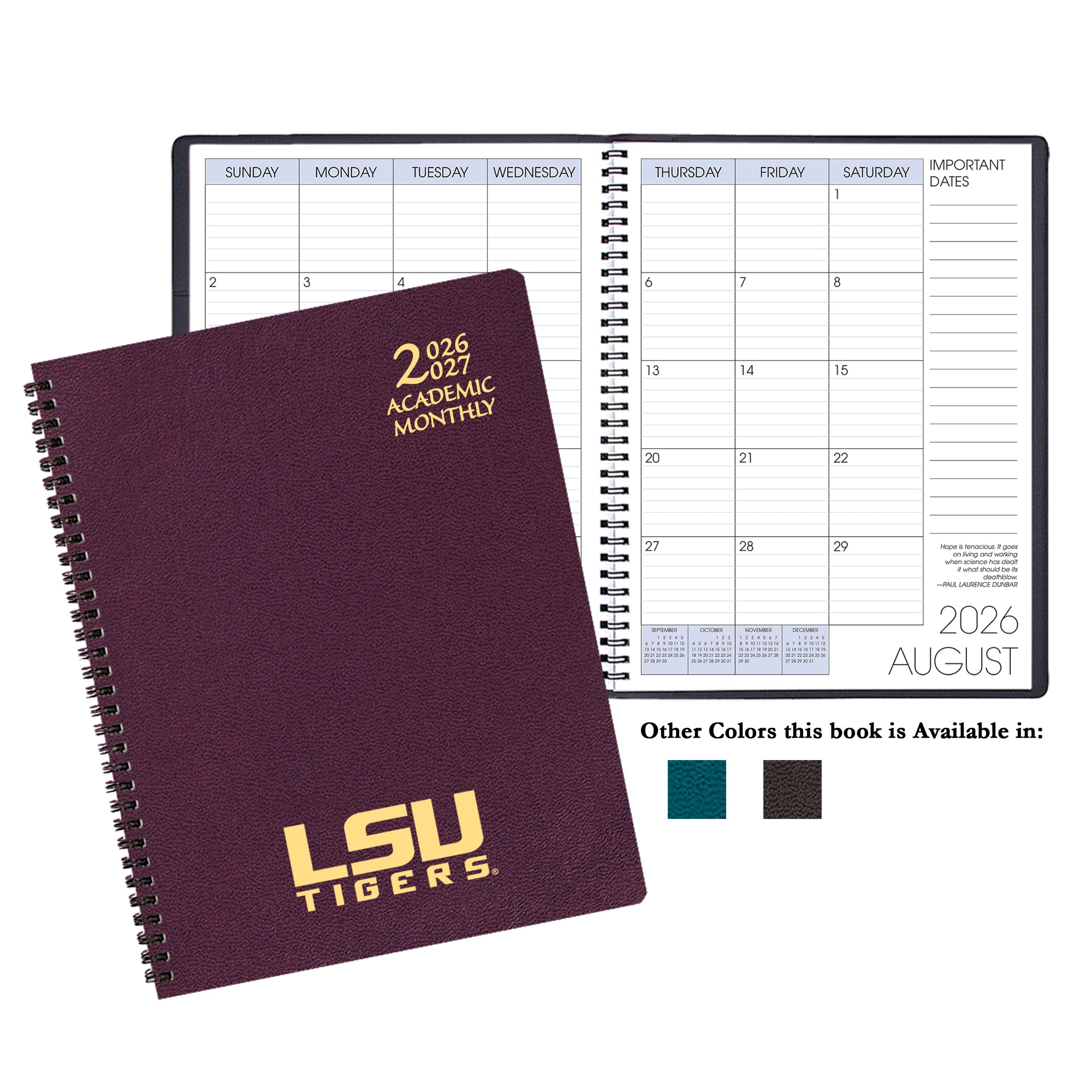 Payne '26-'27 Imprinted Academic Monthly Planner