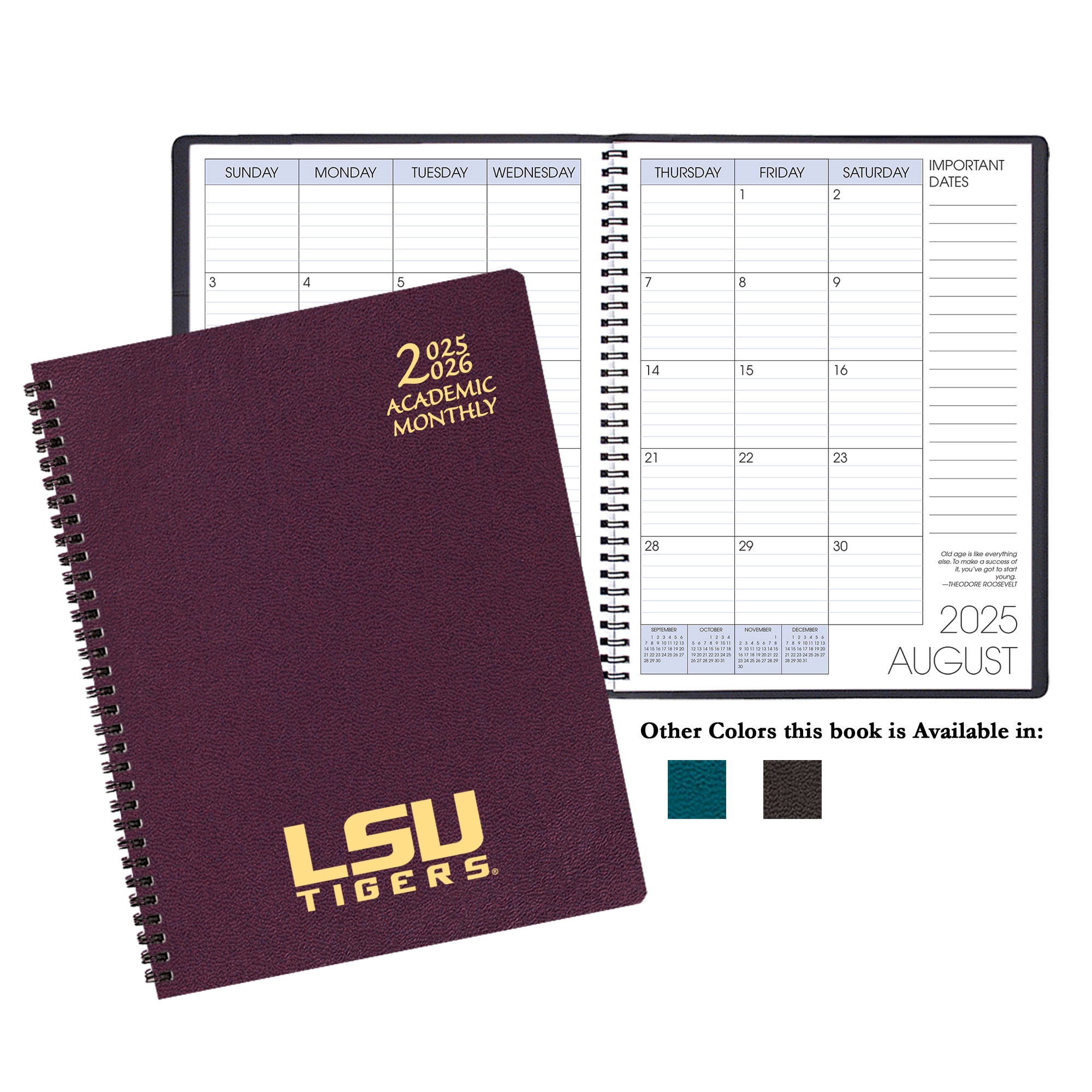 Payne 25-26 Imprinted Academic Monthly Planner 8.5"x11"