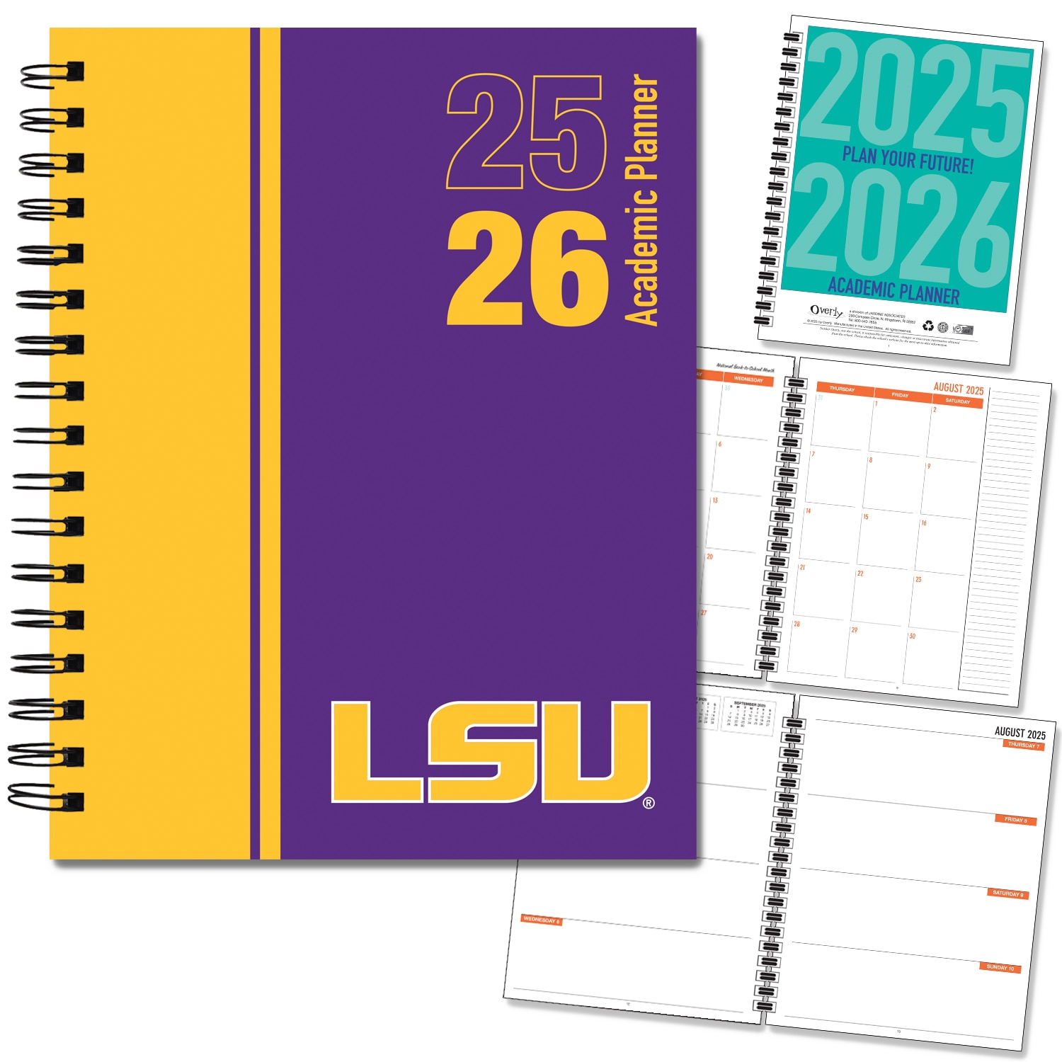 Traditional Primary Mark Hard Cover Imprinted Planner 25-26 AY 7x9