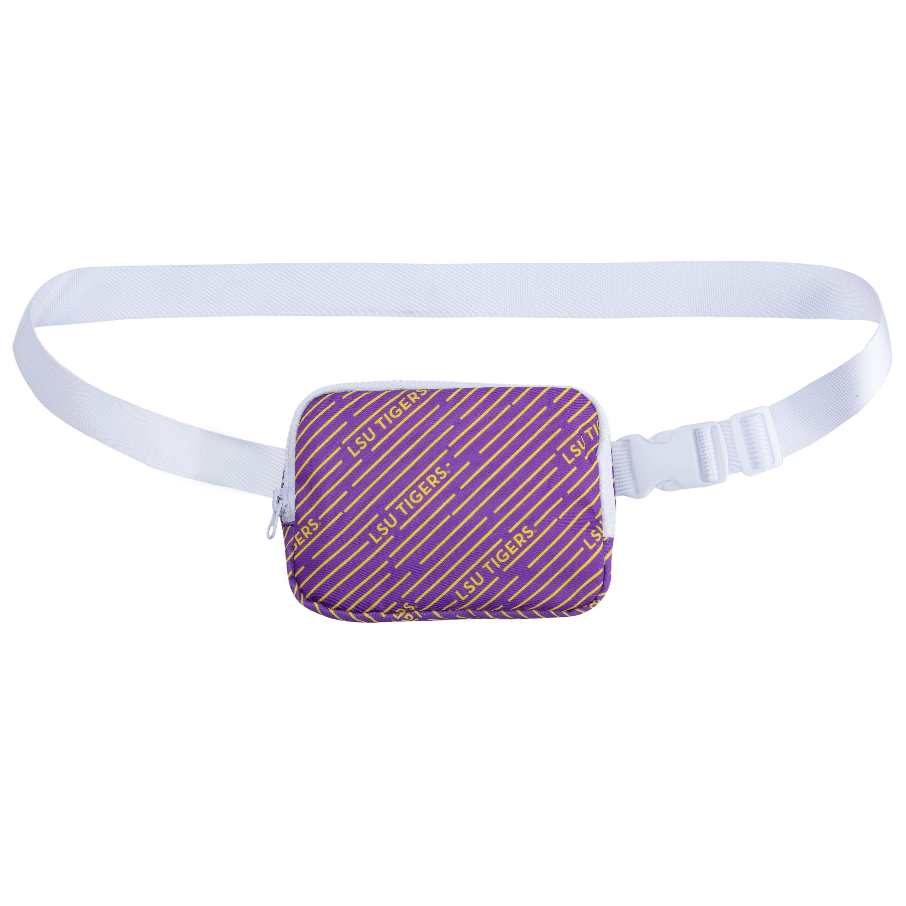 L.S.U. AOP Stripes Fanny Pack