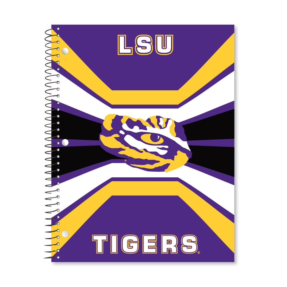 Digi Color Warp 1 Subject 11"x8.5" 70 Count College Ruled Spiral Notebook