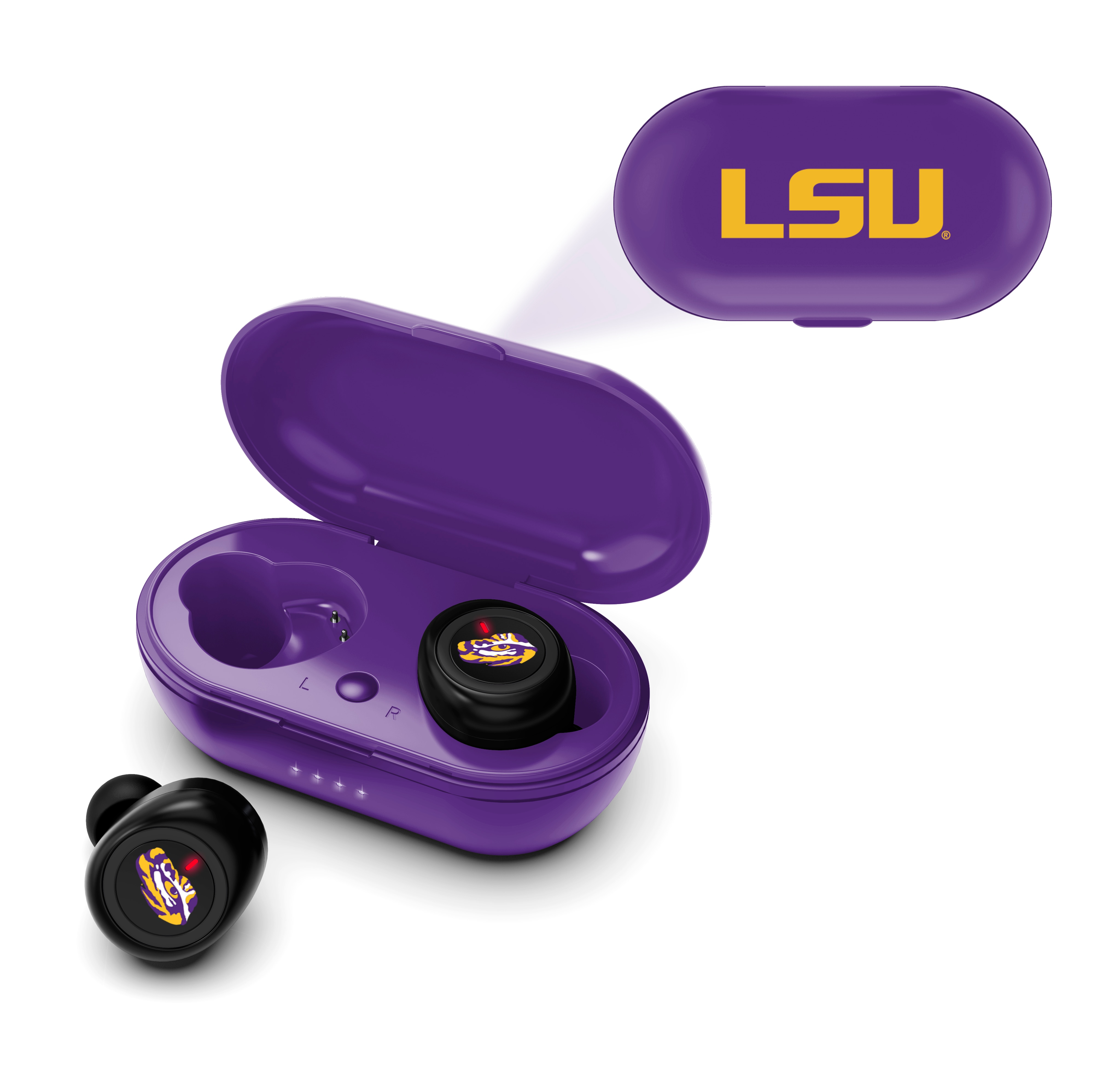 LSU Tigers True Wireless Earbuds v.2