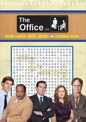 The Office Word Search Quips Quotes and Coloring Book