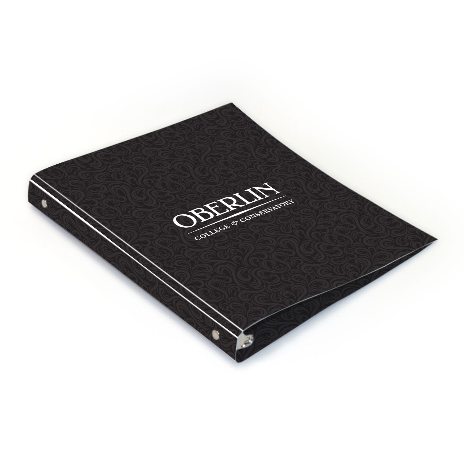 Oberlin Full Color 2 sided Imprinted Flexible 1" Logo 2 Binder 10.5" x 11.5"
