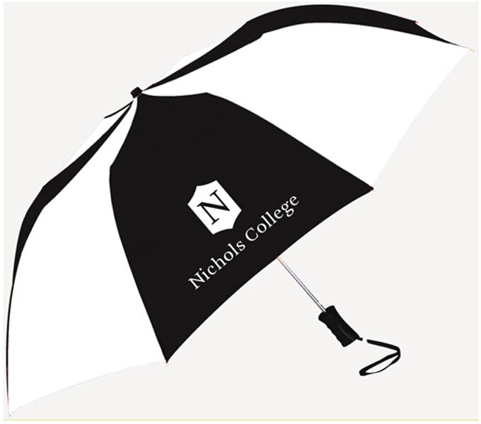 "The Sport" 2-Tone Emblematic Umbrella Automatic Folding 48" Coverage
