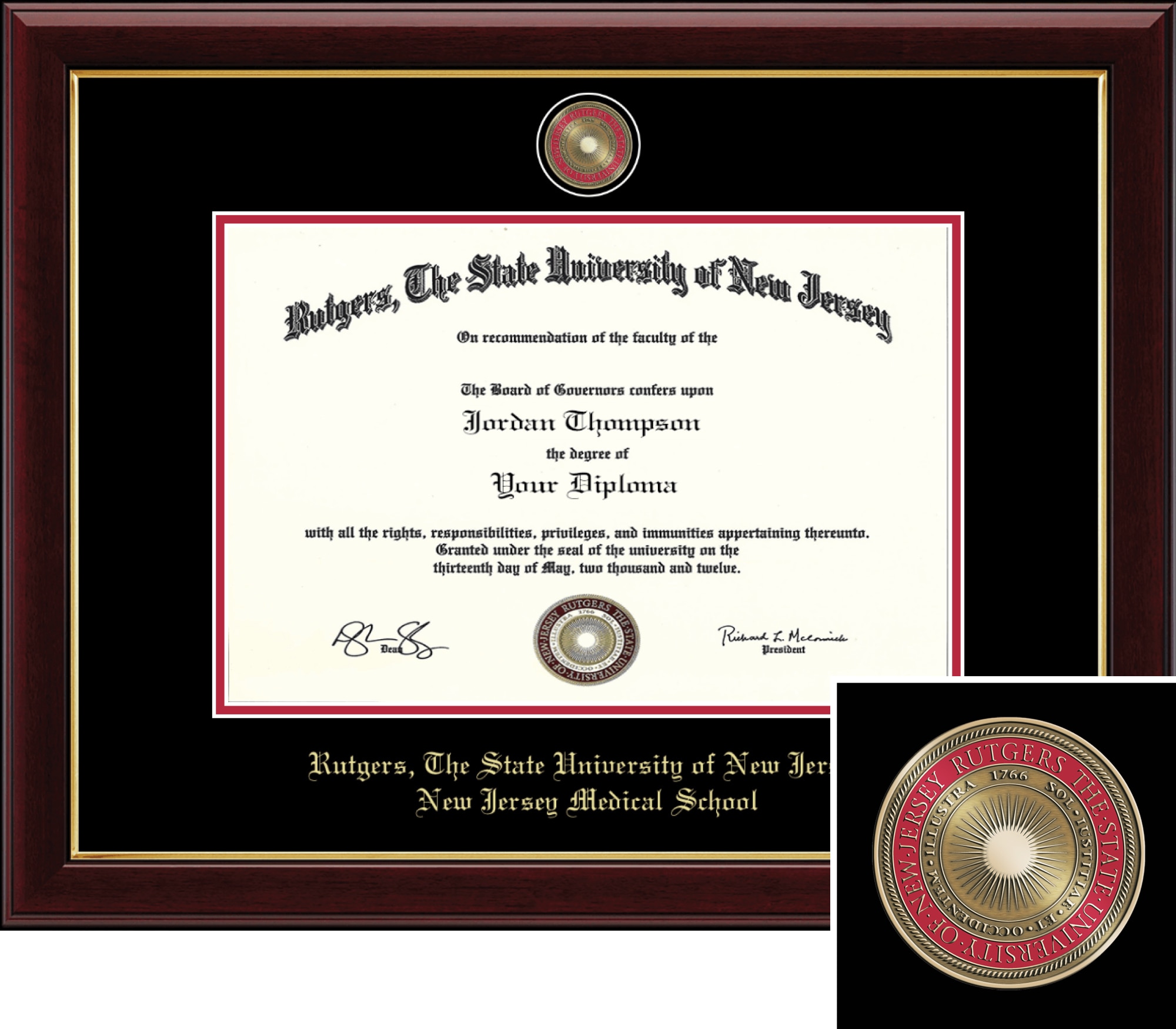 Church Hill Classics, Masterpiece, Medicine, Diploma Frame