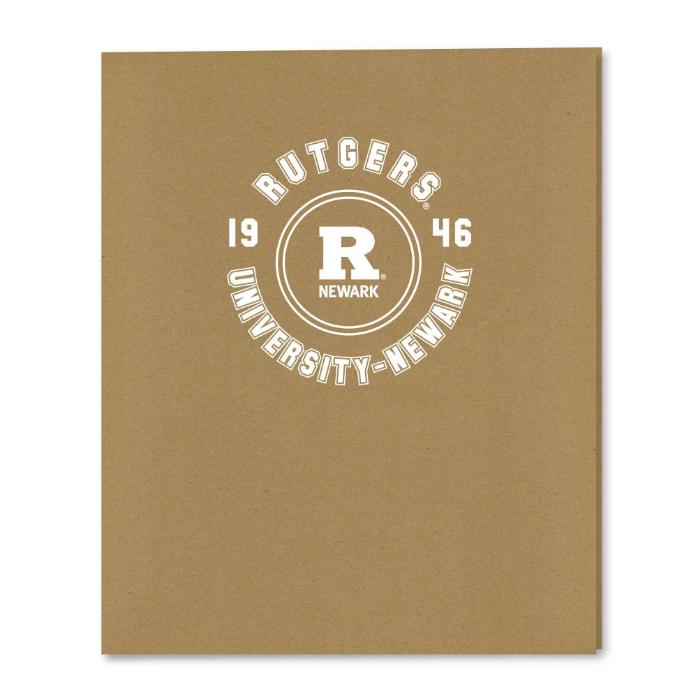 Recycled Emblematic Kraft 2 Pocket Folder, Classic