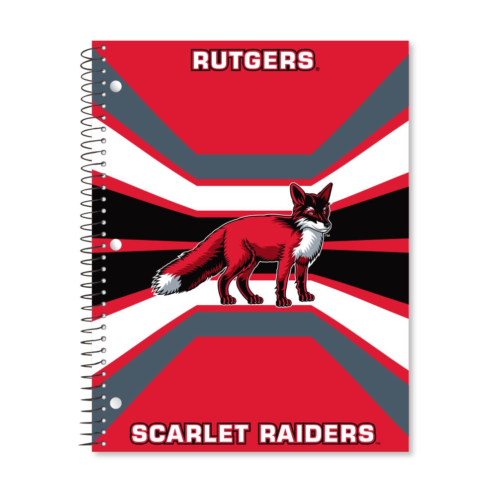 Digi Color Warp 1 Subject 11"x8.5" 70 Count College Ruled Spiral Notebook