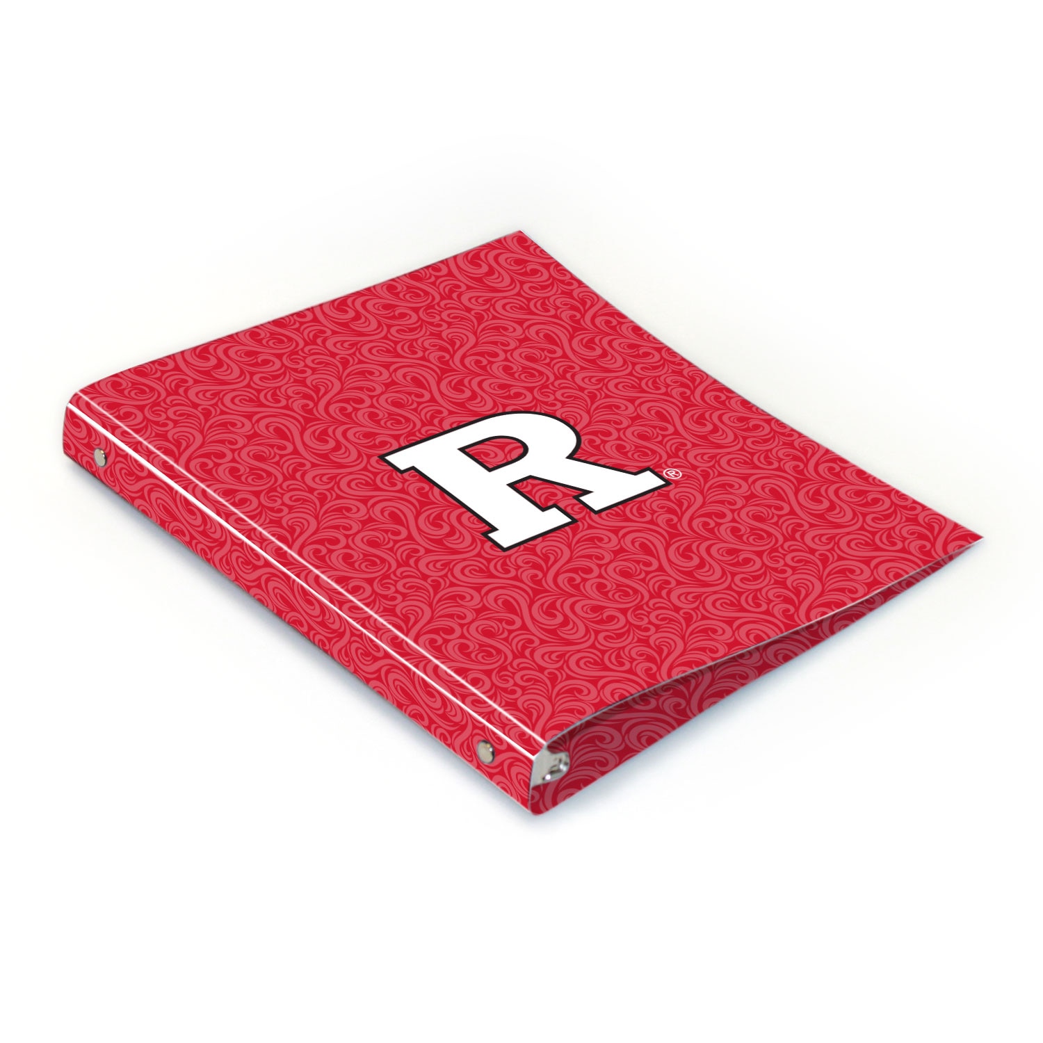 Rutgers Full Color 2 sided Imprinted Flexible 1" Logo 2 Binder 10.5" x 11.5"
