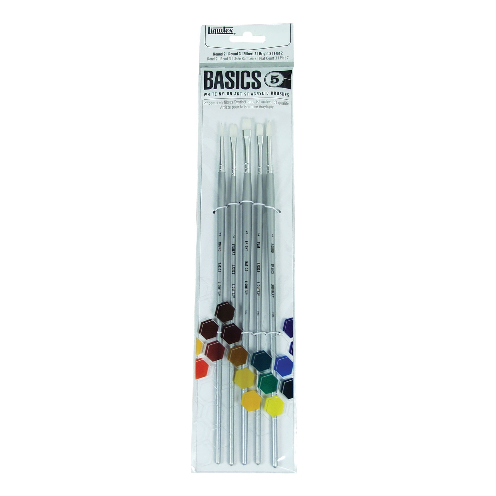 Liquitex BASICS Brush Set 5, Medium Brush