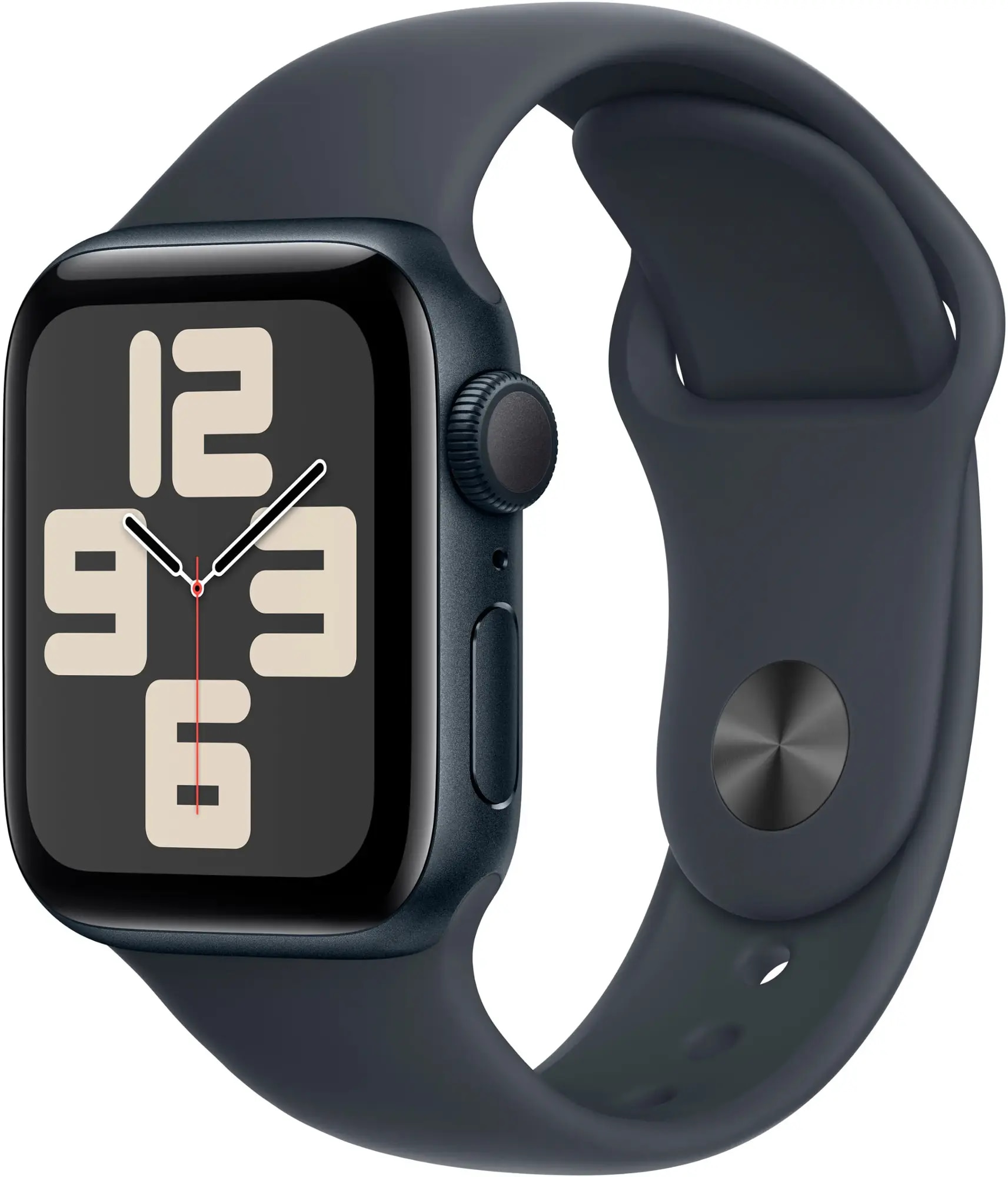 Apple Watch SE GPS 40mm Midnight Aluminum Case with Midnight Sport Band - M/L