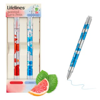 Lifelines Scented Lava Pen Set- 2-pack - Blue/ Green