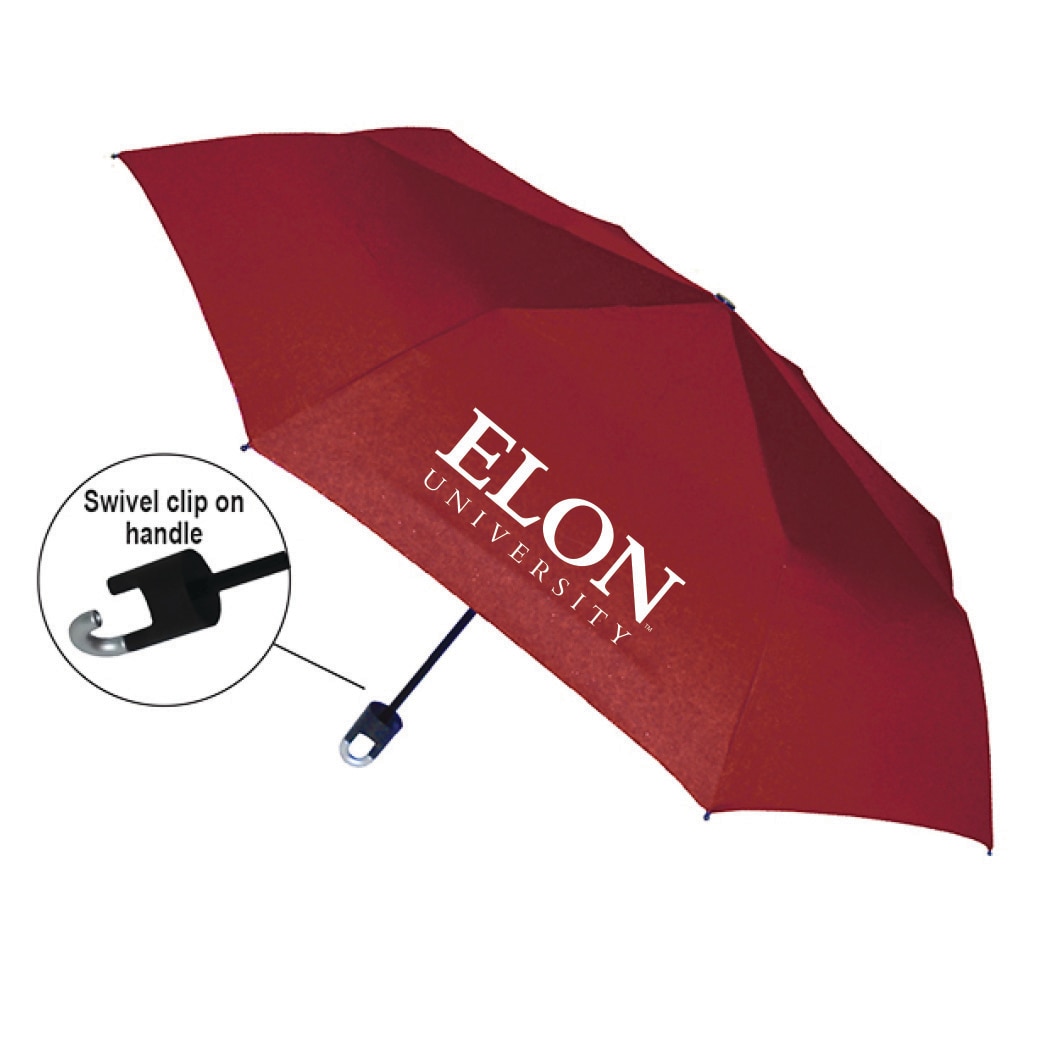 "The Victory" Solid Emblematic Umbrella Automatic Folding 42" Coverage