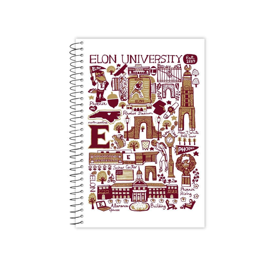 Emblematic Julia Gash One Subject College Ruled Journal