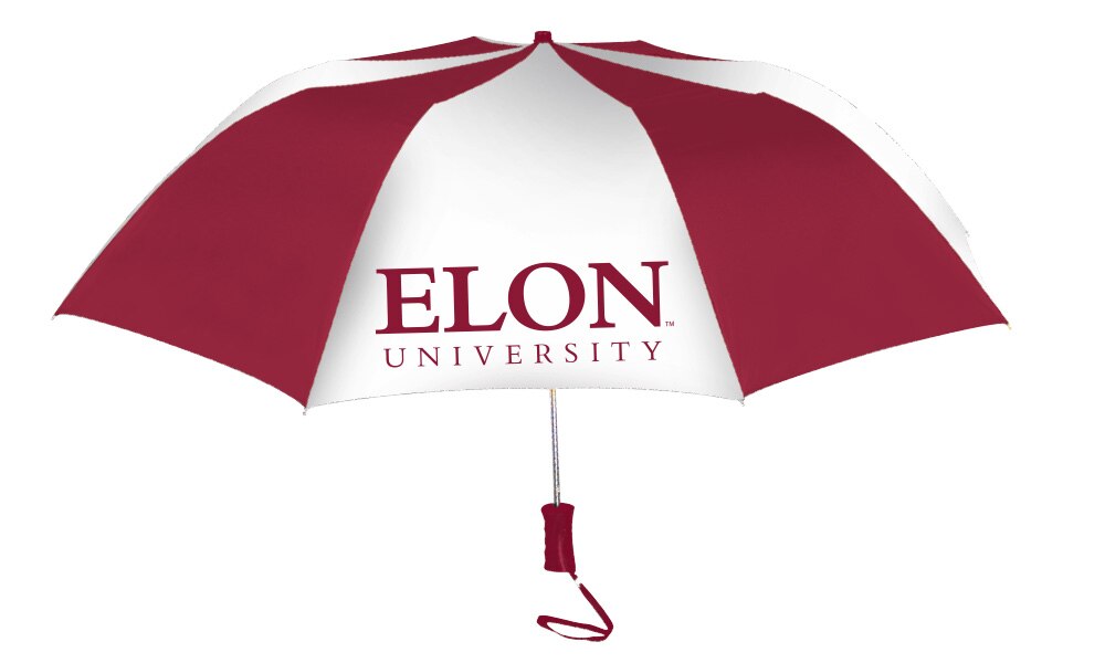 Elon "The Sport" 2-Tone Emblematic Umbrella Automatic Folding 48" Coverage