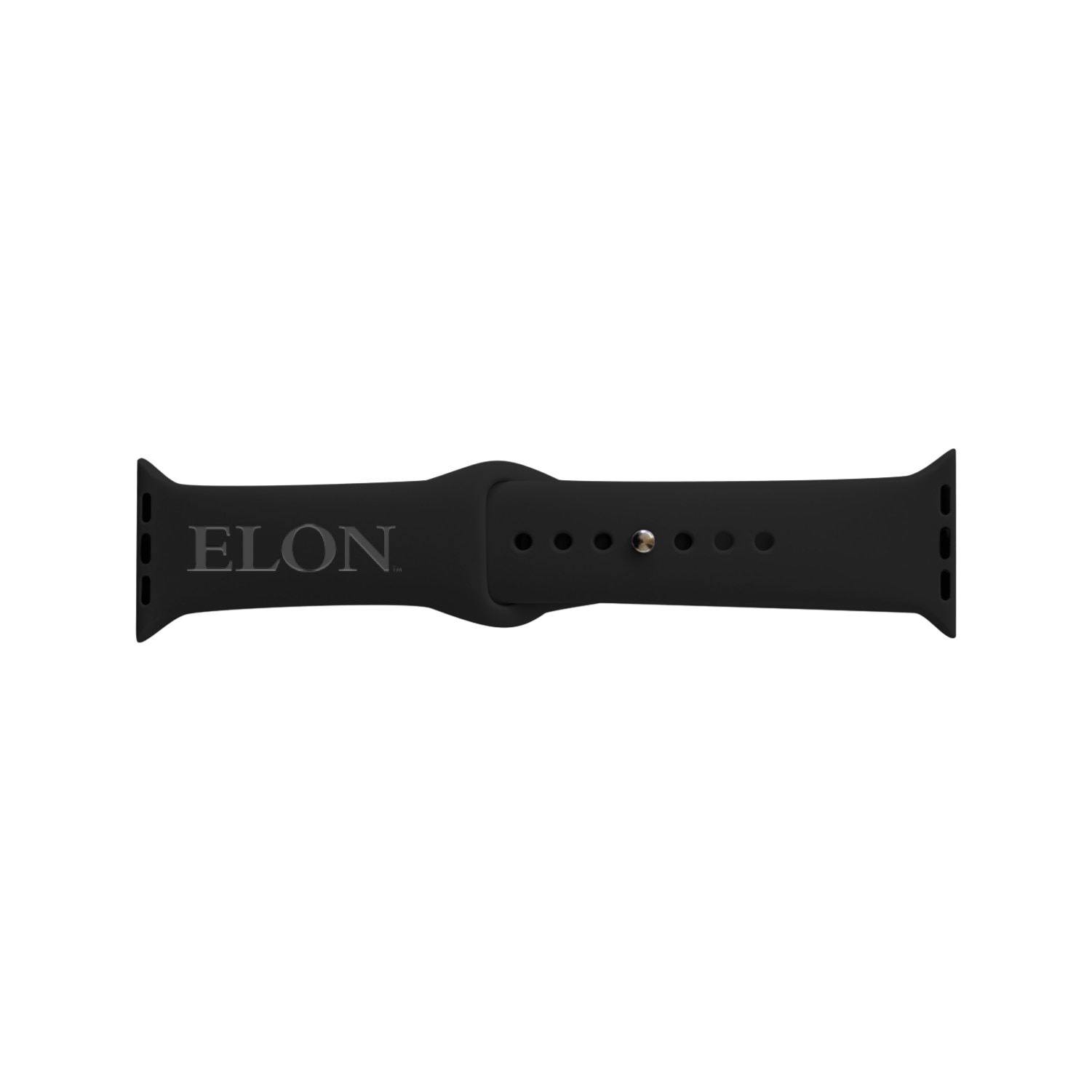 Elon University - Apple Watch Wrist Band, 42/44mm, Black Matte, Classic V1