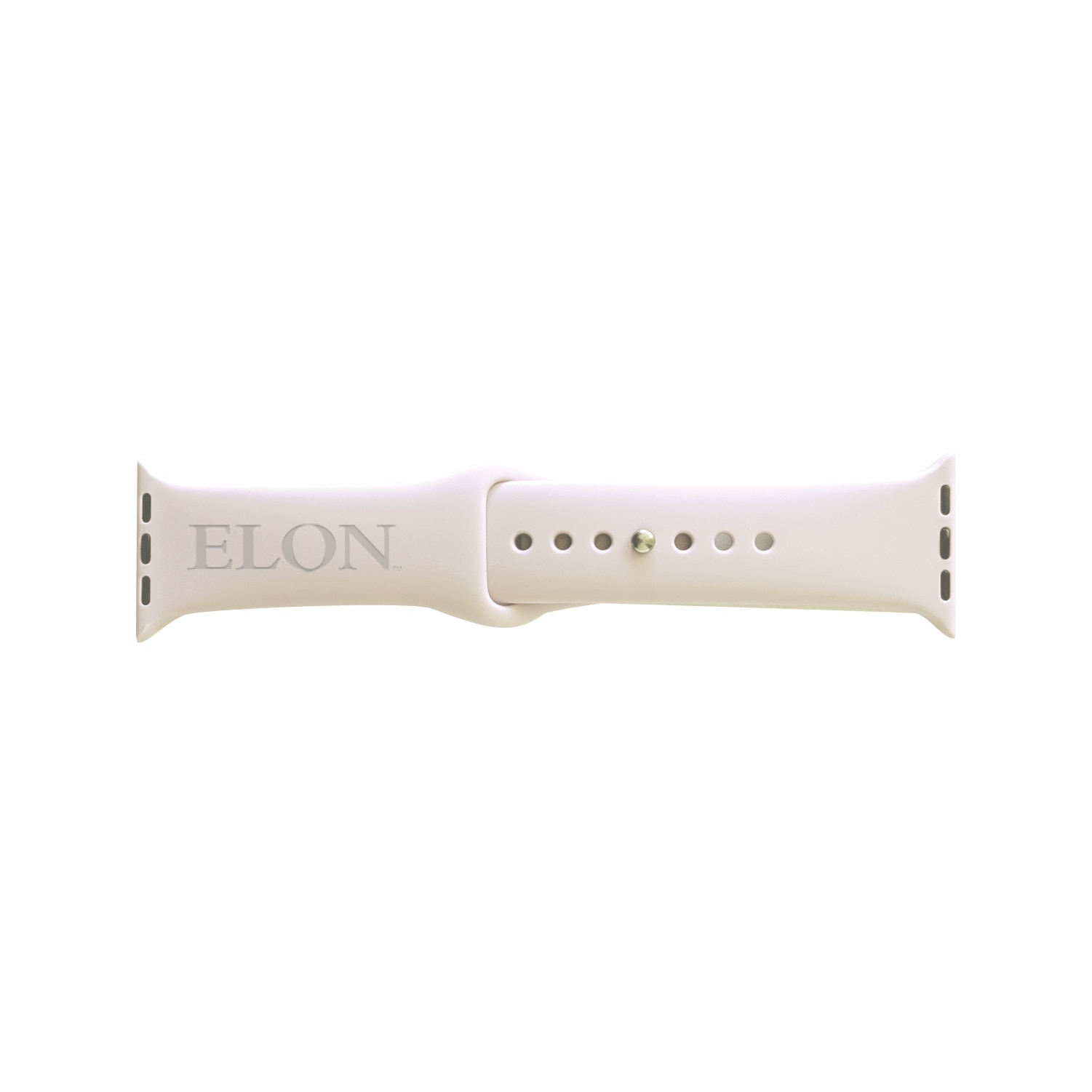 Elon University - Apple Watch Wrist Band, 38/40mm, White Matte, Classic V1