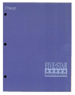 Five Star 4Pocket Paper Folder Assorted Colors